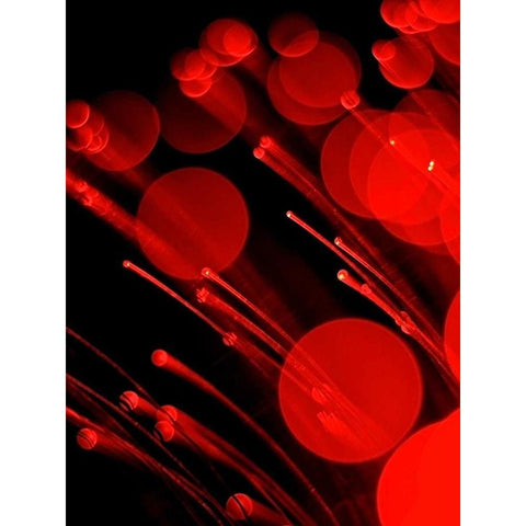 Pyrotechnic II White Modern Wood Framed Art Print by Burkhart, Monika