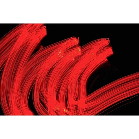 High Velocity II White Modern Wood Framed Art Print by Burkhart, Monika