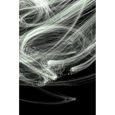 Impulse I Black Modern Wood Framed Art Print by Burkhart, Monika