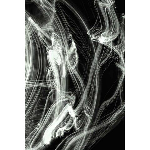Impulse II Black Modern Wood Framed Art Print by Burkhart, Monika