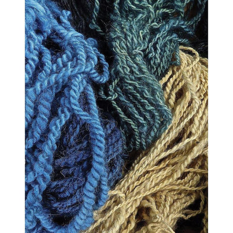 Twisted Yarn I Gold Ornate Wood Framed Art Print with Double Matting by Burkhart, Monika