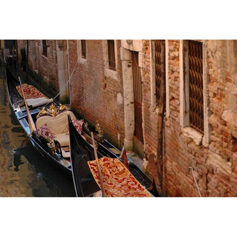 Venitian Alley White Modern Wood Framed Art Print by Berzel, Erin