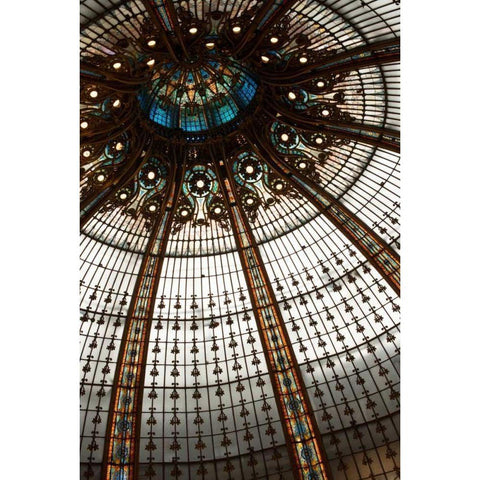 Galeries Lafayette I White Modern Wood Framed Art Print by Berzel, Erin