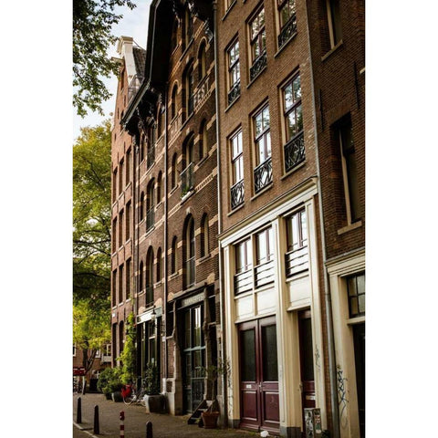 Amsterdam Neighborhood II White Modern Wood Framed Art Print by Berzel, Erin