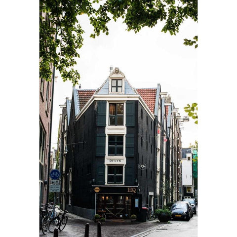 Amsterdam Koggestraat White Modern Wood Framed Art Print by Berzel, Erin