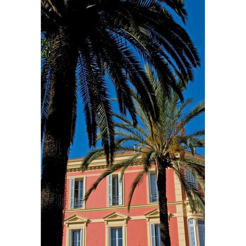 French Riviera I Gold Ornate Wood Framed Art Print with Double Matting by Crane, Rita