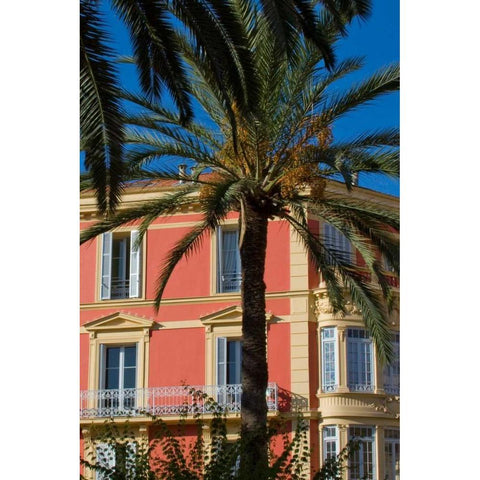 French Riviera II Gold Ornate Wood Framed Art Print with Double Matting by Crane, Rita