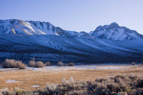 Eastern Sierra IV White Modern Wood Framed Art Print with Double Matting by Crane, Rita