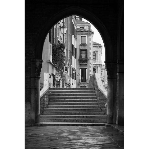 Venice Arches IV Gold Ornate Wood Framed Art Print with Double Matting by Crane, Rita