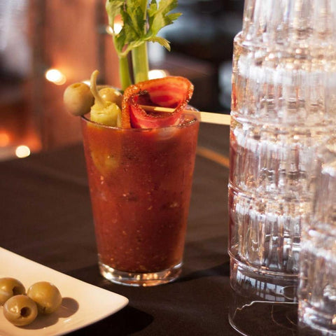 Cocktails III White Modern Wood Framed Art Print by Crane, Rita