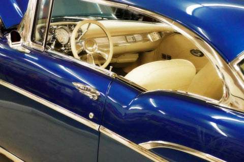 Classic 57 White Modern Wood Framed Art Print with Double Matting by Hausenflock, Alan