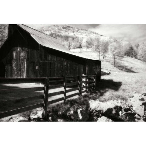 Alleghany County II Black Modern Wood Framed Art Print with Double Matting by Hausenflock, Alan