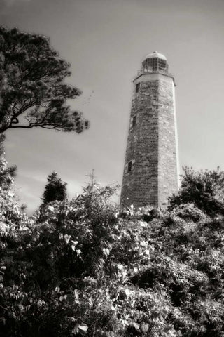 Old Cape Henry Light II Black Ornate Wood Framed Art Print with Double Matting by Hausenflock, Alan