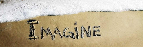 Imagine Black Ornate Wood Framed Art Print with Double Matting by Hausenflock, Alan