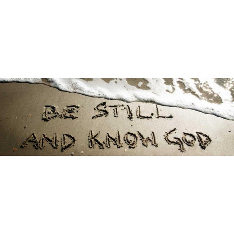 Be Still Gold Ornate Wood Framed Art Print with Double Matting by Hausenflock, Alan