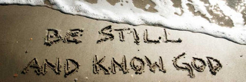 Be Still Black Ornate Wood Framed Art Print with Double Matting by Hausenflock, Alan