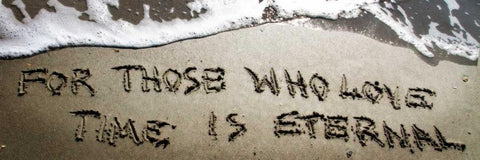 Time is Eternal Black Ornate Wood Framed Art Print with Double Matting by Hausenflock, Alan