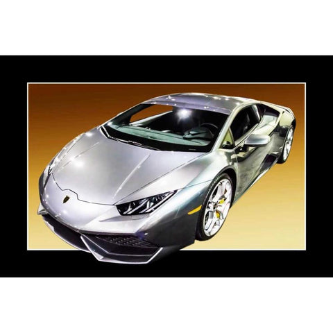 Italian Supercar II White Modern Wood Framed Art Print by Hausenflock, Alan