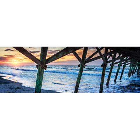 Summer Sunrise III Gold Ornate Wood Framed Art Print with Double Matting by Hausenflock, Alan