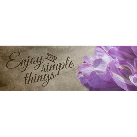 Simple Things Gold Ornate Wood Framed Art Print with Double Matting by Hausenflock, Alan