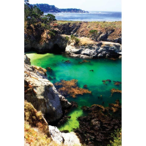 China Cove I White Modern Wood Framed Art Print by Hausenflock, Alan