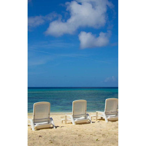 Grand Turk IV White Modern Wood Framed Art Print by Johnson, George