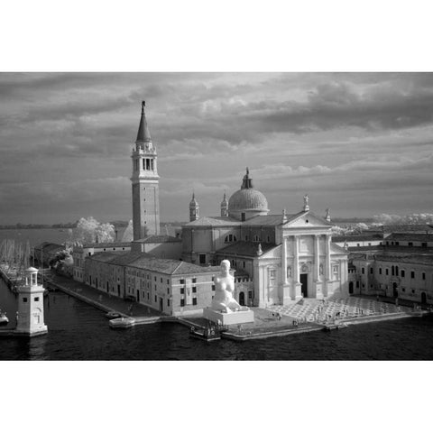 Classic Venice II White Modern Wood Framed Art Print by Johnson, George