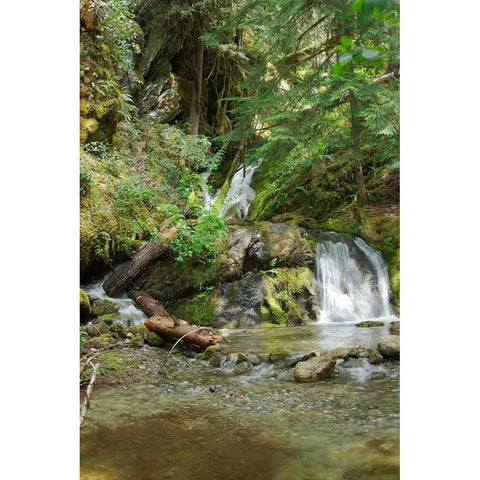 North Cascades NP II Black Modern Wood Framed Art Print with Double Matting by Johnson, George