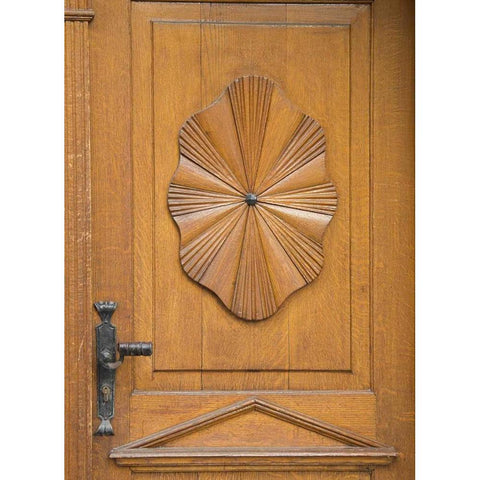 Durnstein Wood Door I White Modern Wood Framed Art Print by Johnson, George