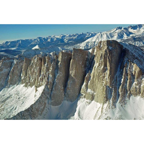 Mt. Whitney I Black Modern Wood Framed Art Print with Double Matting by Kidd, Brian