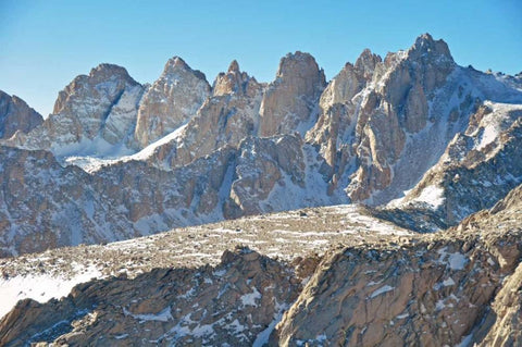 Mt. Whitney II Black Ornate Wood Framed Art Print with Double Matting by Kidd, Brian