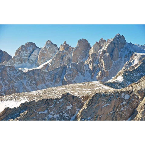 Mt. Whitney II Black Modern Wood Framed Art Print by Kidd, Brian