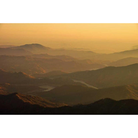 Kern Valley I Black Modern Wood Framed Art Print by Kidd, Brian