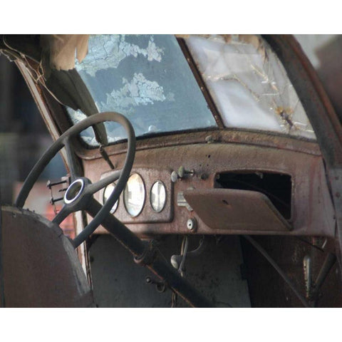 Dash Board I Black Modern Wood Framed Art Print by Larson, Scott