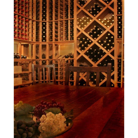 Tasting Room III Gold Ornate Wood Framed Art Print with Double Matting by Larson, Scott