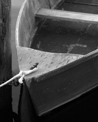 Fishing Boat III Black Ornate Wood Framed Art Print with Double Matting by Larson, Scott