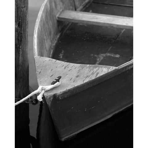 Fishing Boat III Black Modern Wood Framed Art Print by Larson, Scott