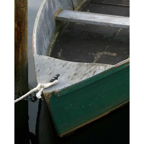 Fishing Boat IV Black Modern Wood Framed Art Print by Larson, Scott