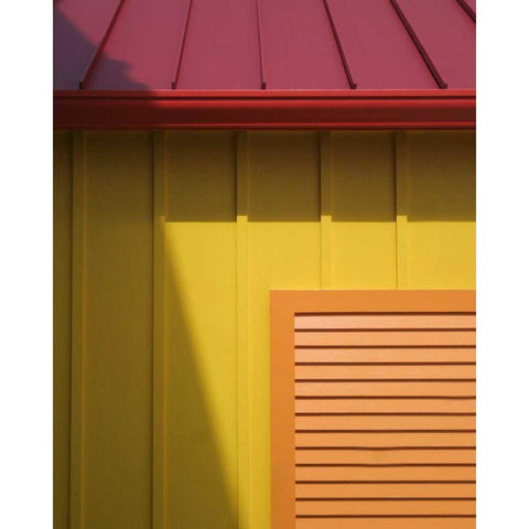 Beach House II Gold Ornate Wood Framed Art Print with Double Matting by Larson, Scott