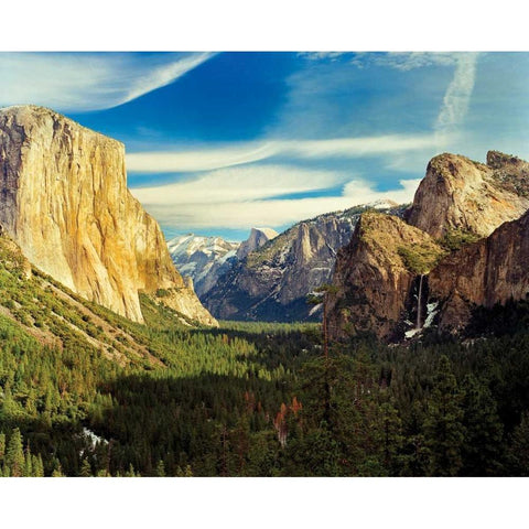 Yosemite I White Modern Wood Framed Art Print by Leahy, Ike