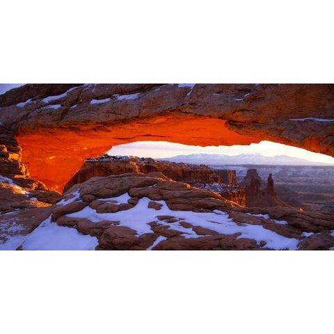 Canyon Lands National Park III Black Modern Wood Framed Art Print by Leahy, Ike