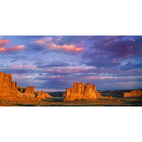 Arches National Park II White Modern Wood Framed Art Print by Leahy, Ike