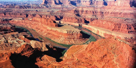 Canyon Lands IV Black Ornate Wood Framed Art Print with Double Matting by Leahy, Ike