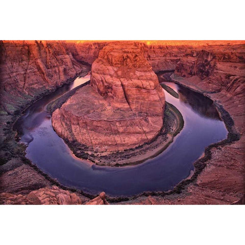Colorado River White Modern Wood Framed Art Print by Leahy, Ike