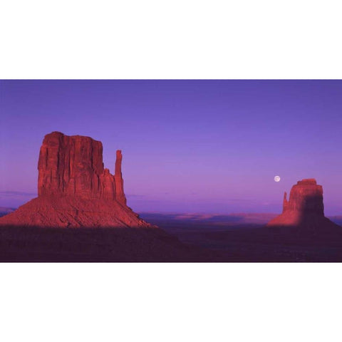 Monument Valley VI Gold Ornate Wood Framed Art Print with Double Matting by Leahy, Ike