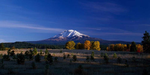 Mt. Adams I White Modern Wood Framed Art Print with Double Matting by Leahy, Ike