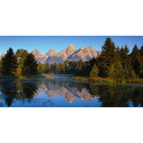 Grand Teton National Park XV Black Modern Wood Framed Art Print with Double Matting by Leahy, Ike