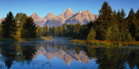 Grand Teton National Park XV Black Ornate Wood Framed Art Print with Double Matting by Leahy, Ike