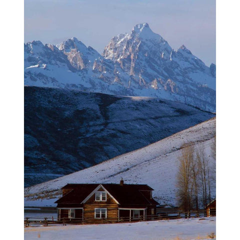 Grand Teton National Park XIX White Modern Wood Framed Art Print by Leahy, Ike