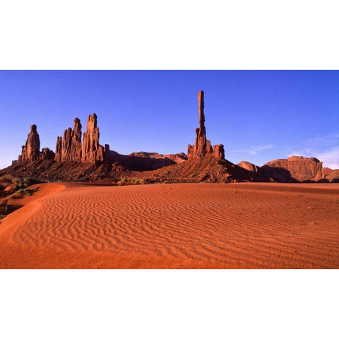 Monument Valley IX Black Modern Wood Framed Art Print by Leahy, Ike